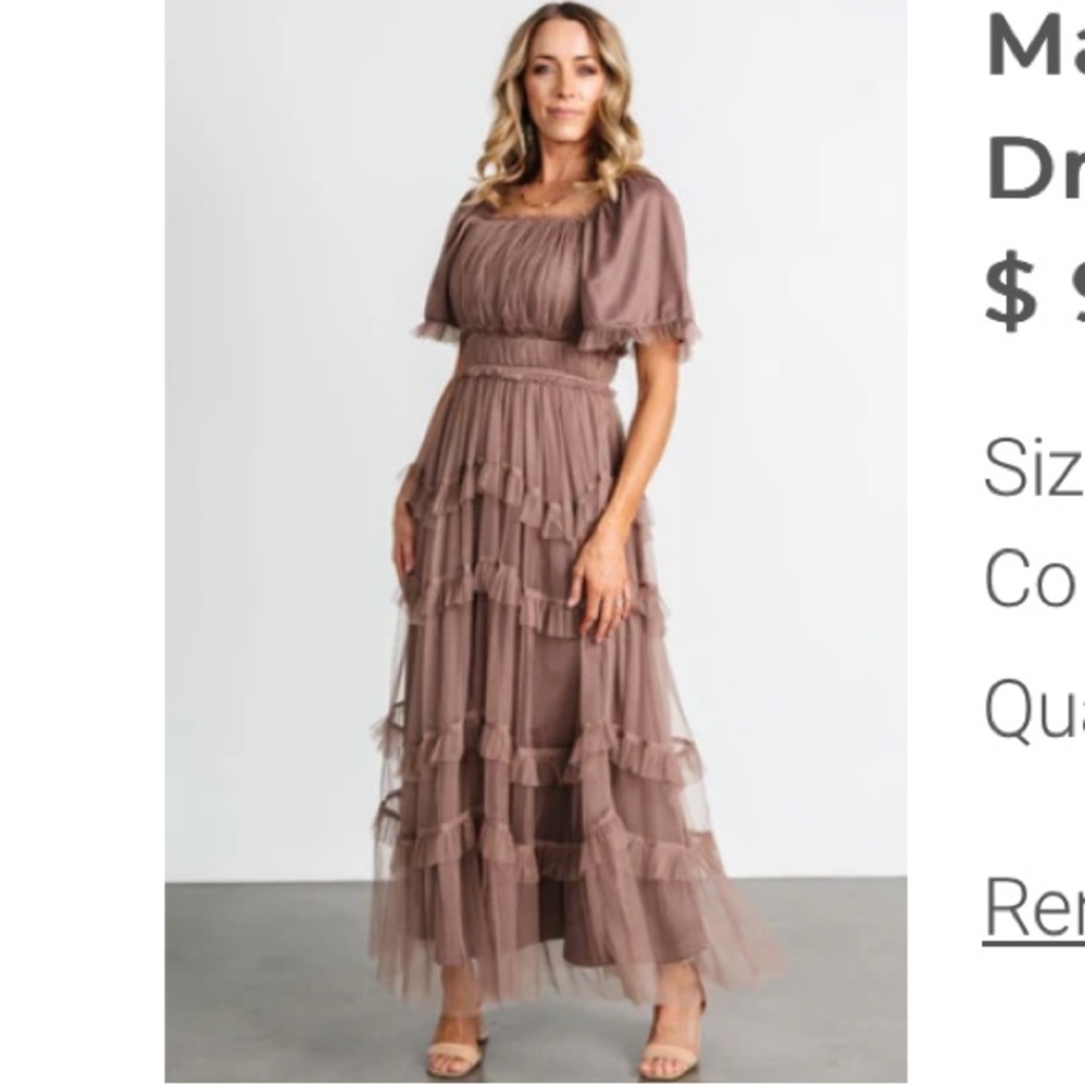 Tulle Maxi - Baltic Born